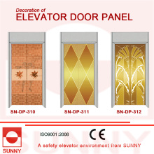 Painel da porta do aço inoxidável para a decoração da cabine do elevador (SN-DP-310)